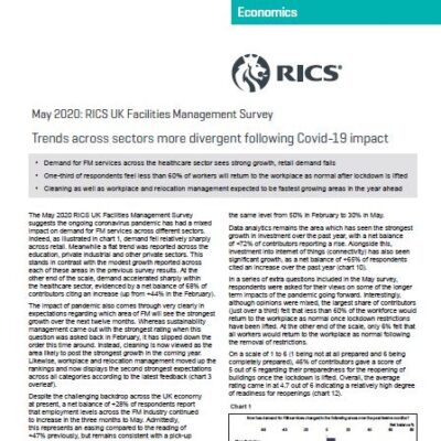 May 2020.RICS UKFacilities Management Survey
