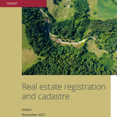 Real estate registration and cadastre